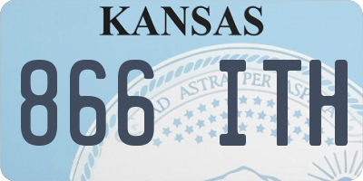KS license plate 866ITH