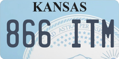 KS license plate 866ITM
