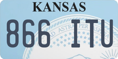 KS license plate 866ITU