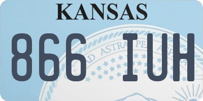 KS license plate 866IUH