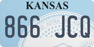 KS license plate 866JCQ