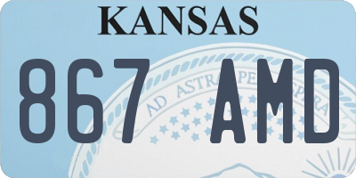 KS license plate 867AMD