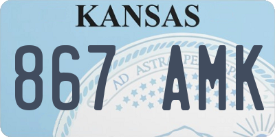 KS license plate 867AMK