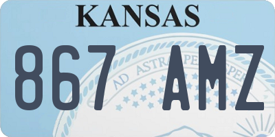 KS license plate 867AMZ