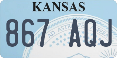 KS license plate 867AQJ