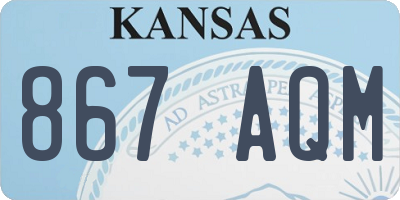 KS license plate 867AQM