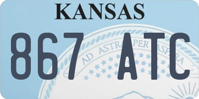 KS license plate 867ATC
