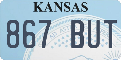 KS license plate 867BUT