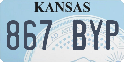 KS license plate 867BYP