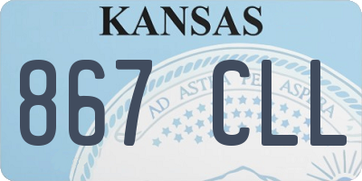 KS license plate 867CLL