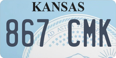 KS license plate 867CMK