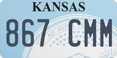 KS license plate 867CMM