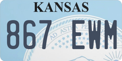 KS license plate 867EWM