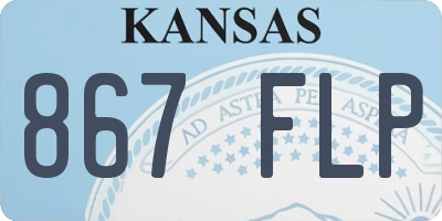KS license plate 867FLP
