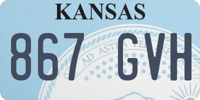 KS license plate 867GVH