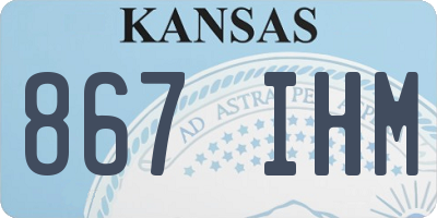 KS license plate 867IHM