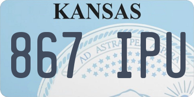 KS license plate 867IPU