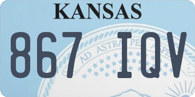 KS license plate 867IQV
