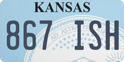 KS license plate 867ISH