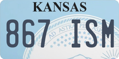 KS license plate 867ISM