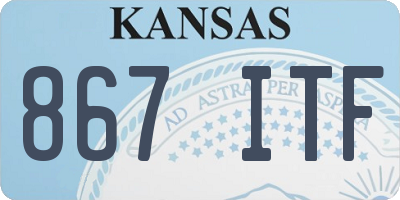 KS license plate 867ITF