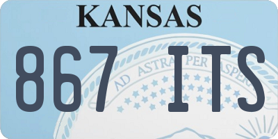 KS license plate 867ITS