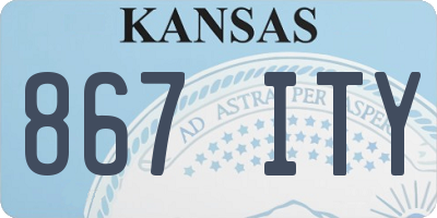 KS license plate 867ITY
