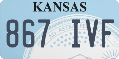 KS license plate 867IVF