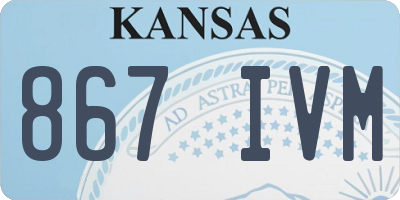 KS license plate 867IVM