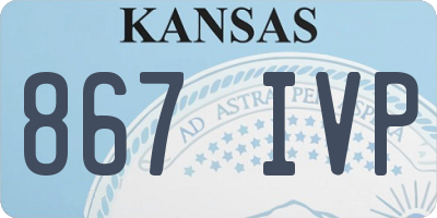KS license plate 867IVP