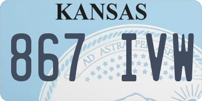 KS license plate 867IVW