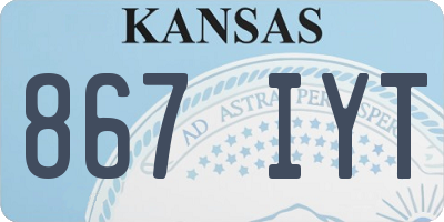 KS license plate 867IYT