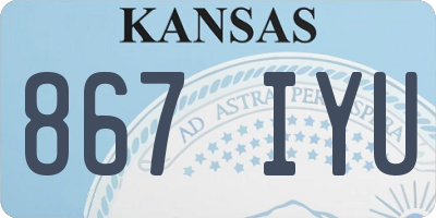KS license plate 867IYU