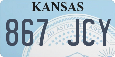 KS license plate 867JCY
