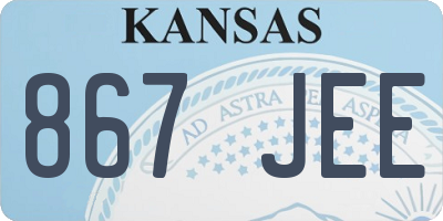 KS license plate 867JEE