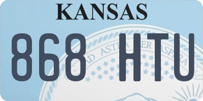 KS license plate 868HTU