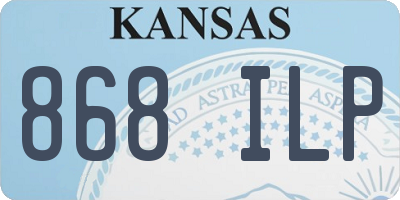 KS license plate 868ILP