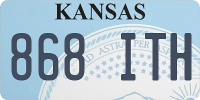 KS license plate 868ITH