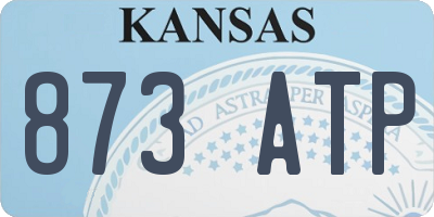 KS license plate 873ATP