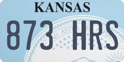 KS license plate 873HRS