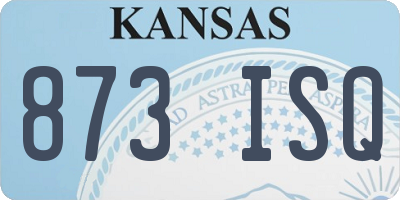 KS license plate 873ISQ
