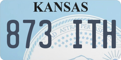 KS license plate 873ITH