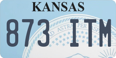 KS license plate 873ITM