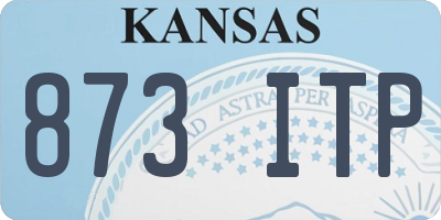 KS license plate 873ITP