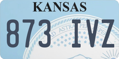 KS license plate 873IVZ
