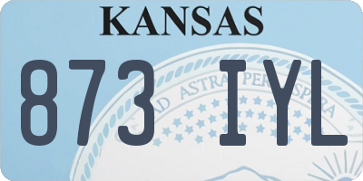 KS license plate 873IYL
