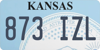 KS license plate 873IZL