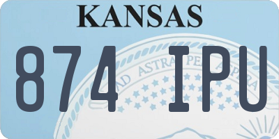 KS license plate 874IPU