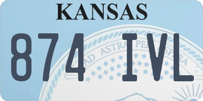 KS license plate 874IVL