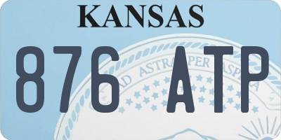 KS license plate 876ATP